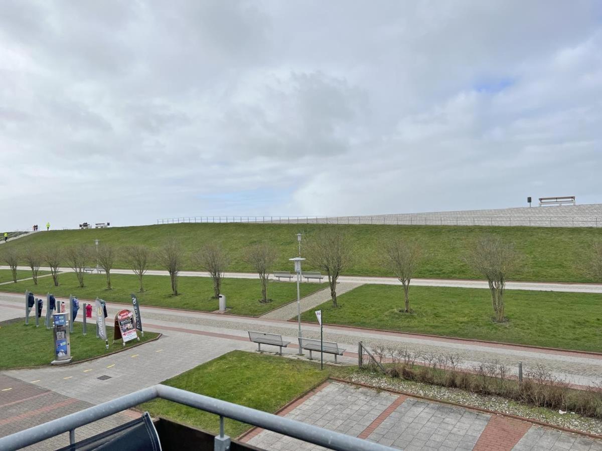 Deichblick 6 In Norddeich- Urlaub Mit Meerblick Am Strand 노르덴 외부 사진